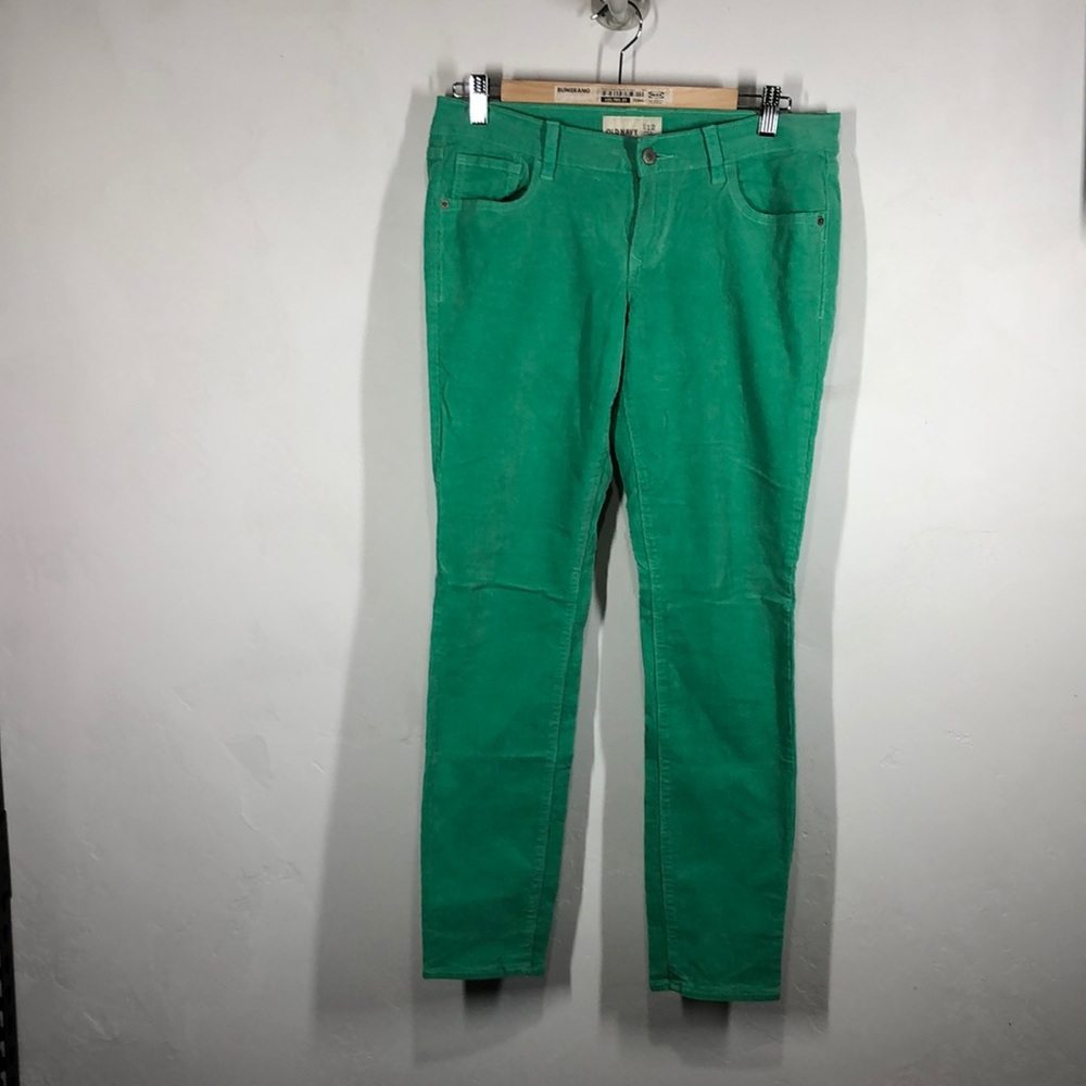 Old Navy green corduroy pants size 12
